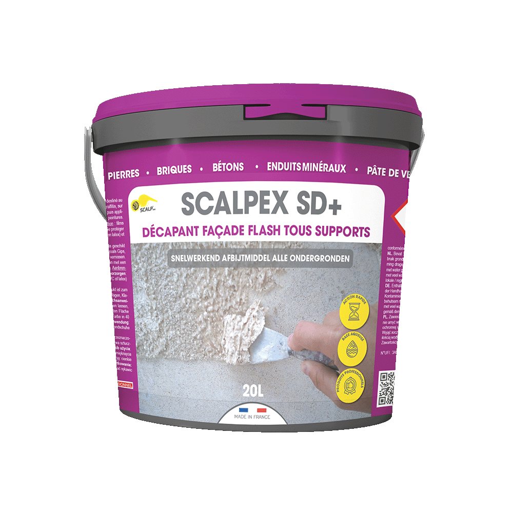 scalpex sd+ Décapant façade gélifié à effet flash